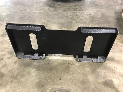 skid steer plate adapter|skid steer attachment mounting plates.